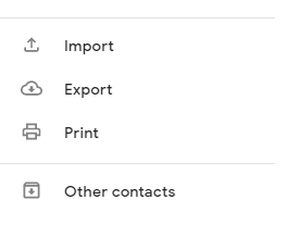 Importing Contacts Example
